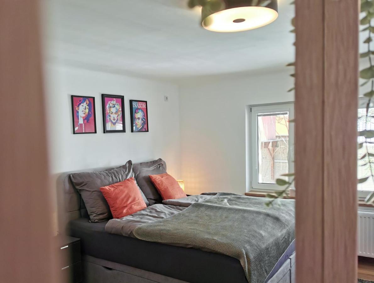 Neues City Center Piano Appartement Mit Netflix 克拉根福 外观 照片